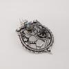 Natural Labradorite Gemstone 925 Sterling Silver Handmade Jewelry Pretty Necklace Pendant 1.9" For Women CP-44-32