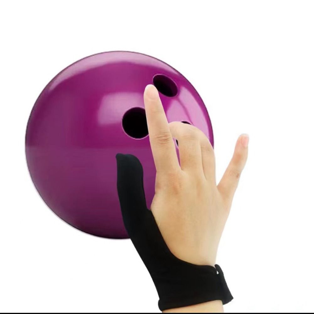 Adjustable Bowling Gloves Breathable Bowling Protective Gloves Bowling Thumb Glove  Adult