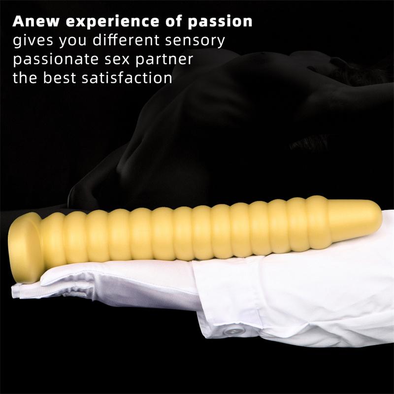 Tappi anali posteriori in silicone extra-lunghi di grandi dimensioni Indossare strisce anali Pratica Strumento di tortura anale Strumento di dilatazione anale Daisy Ano