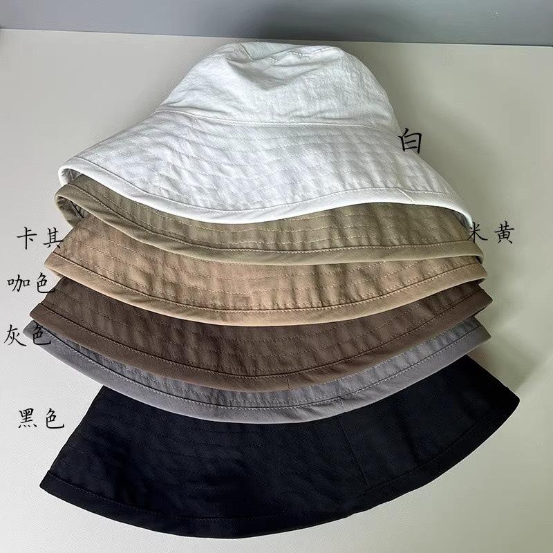 Women's Premium Autumn Soft Brim Lightweight Versatile Black Quick-Dry Bucket Hat UV Protection Sun Hat