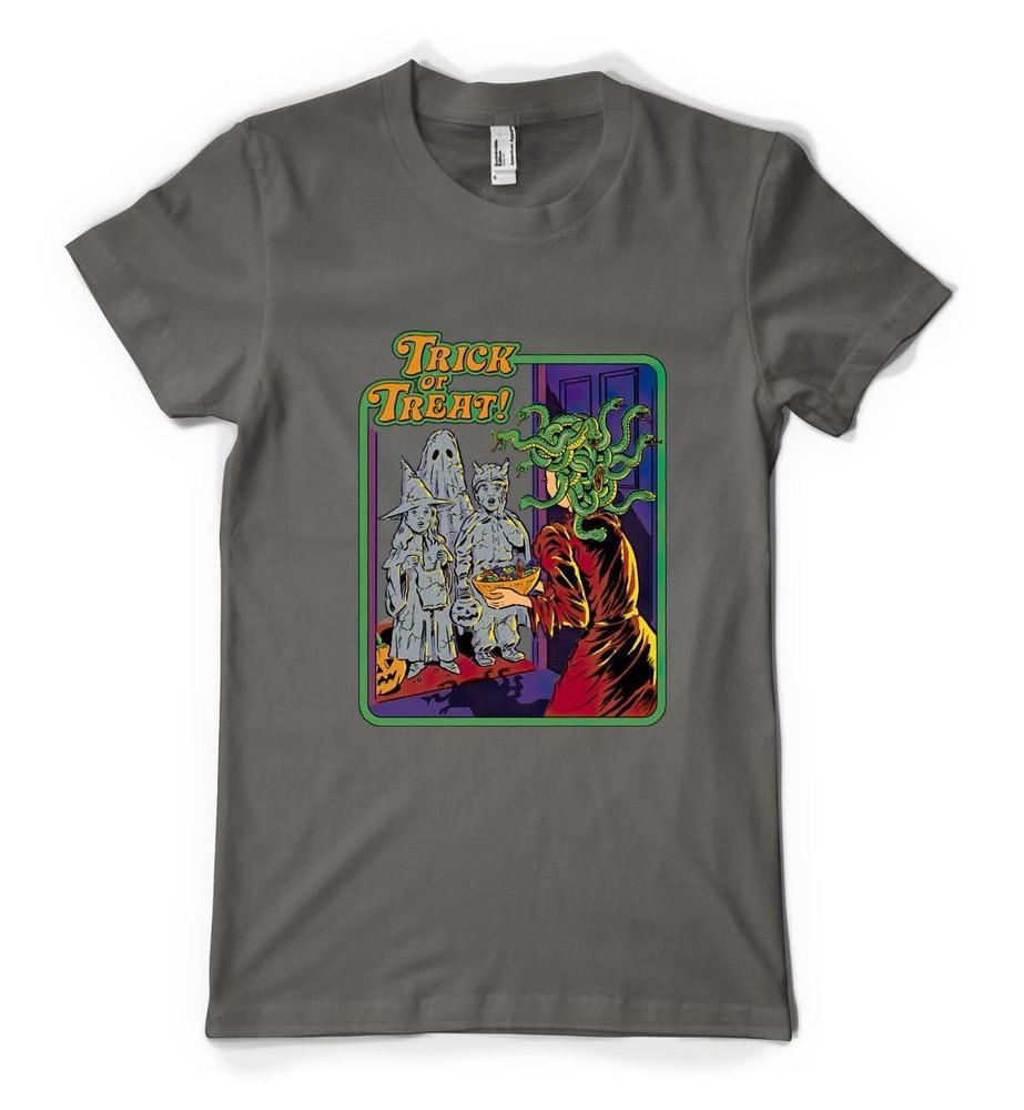

Trick Or Treat Medusa Stone Statue Halloween Personalised Adult And Kids T Shirt S