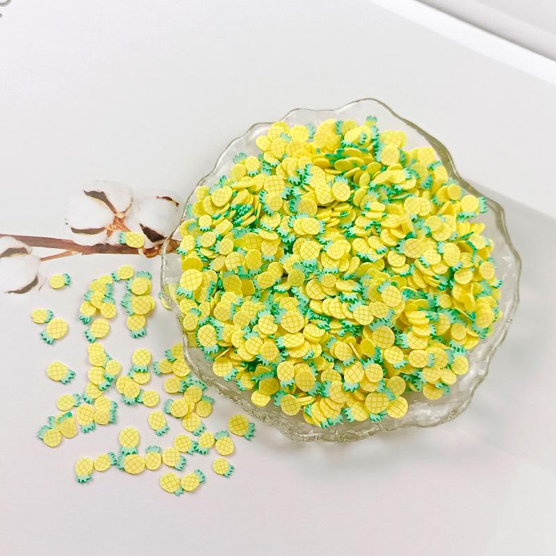 

Yaleduo 5 мм Полимерная глина Фруктовые ломтики для DIY, Эпоксидной смолы, Слайма и Крафтовых украшений. 500g/pack