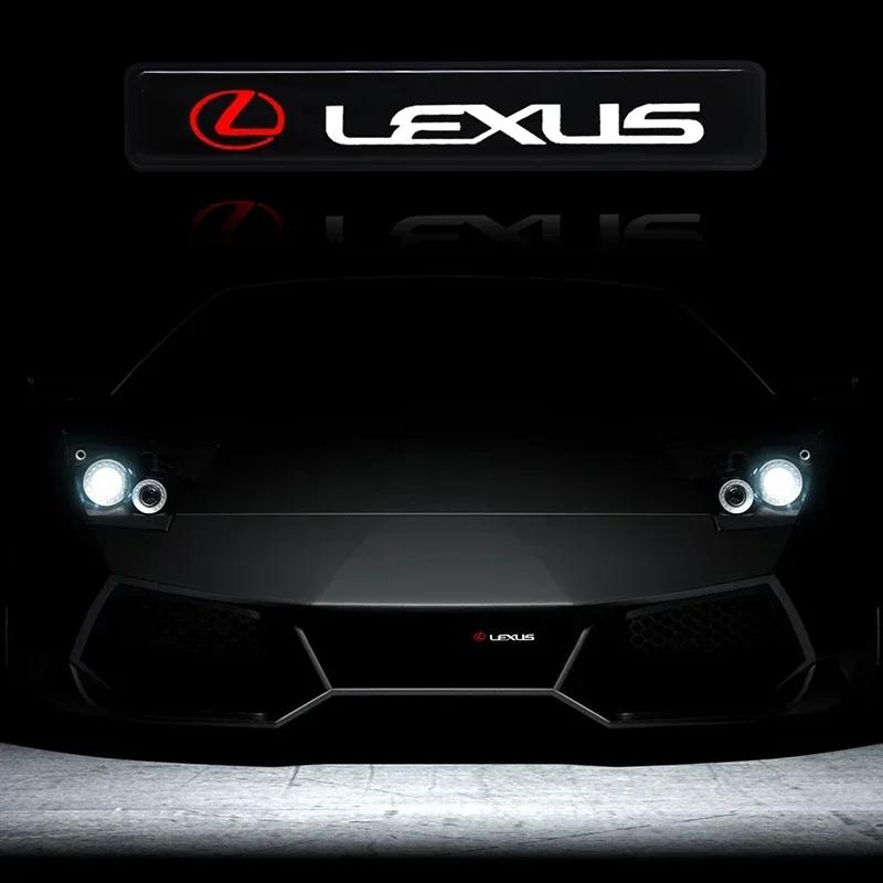 1 Stück 16,5x3cm Acryl Auto Frontgrill Motorhaube Verkabelung LED Emblem Scheinwerfer Abzeichen Personalisierte Modifikation Fahrzeugzubehör