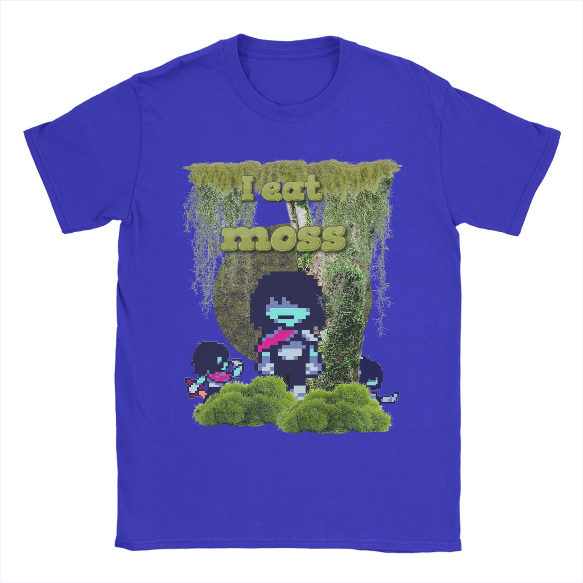 

Я їм мох Кріс Deltarune Футболки для чоловіків Модні Футболки 100% Бавовна З круглим вирізом З коротким рукавом Футболка Подарунок на День Народження Топи L