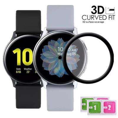 3D Soft Glass Protective Film Cover For Samsung Galaxy Watch Active 2 40 MM 44MM Full Screen Protector Case for Samsung Galaxy Watch Screen Cover
