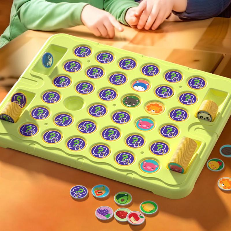 Animal Flip Chess Board Games 108 Cards Classic Strategy Game Thinking Cognitive Parent Child Interactive Puzzle Party Toy