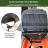 Universal Lawn Mower Seat Cover Waterproof Tractor Seat Cushion Pad with Storage Pocket for John Deere Kubota Mowers Tractors