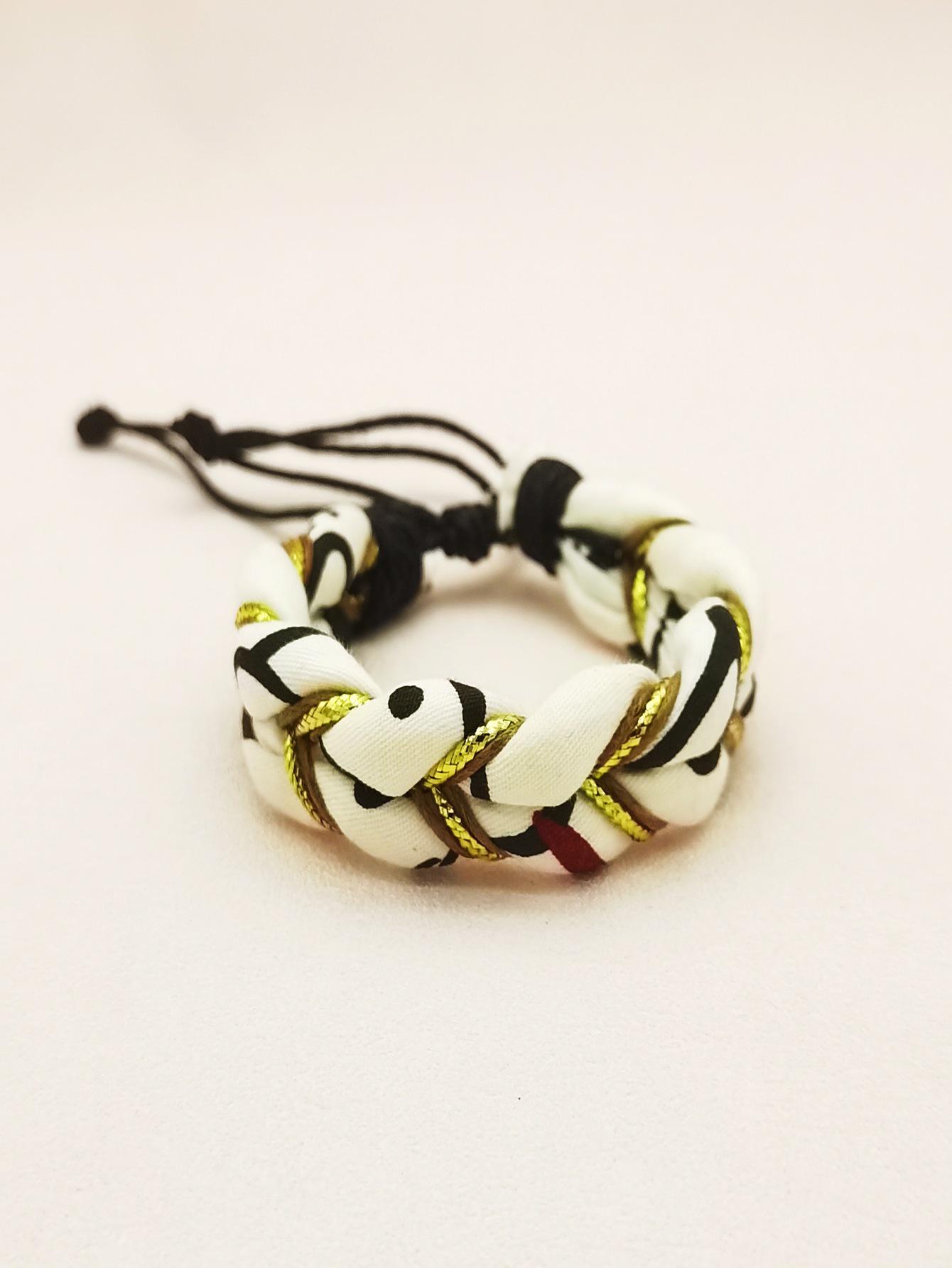 Unisex Retro Ethnic Style Hand-Woven Bracelet - Korean & Japanese Inspired, Handmade Hand Rope for Couples