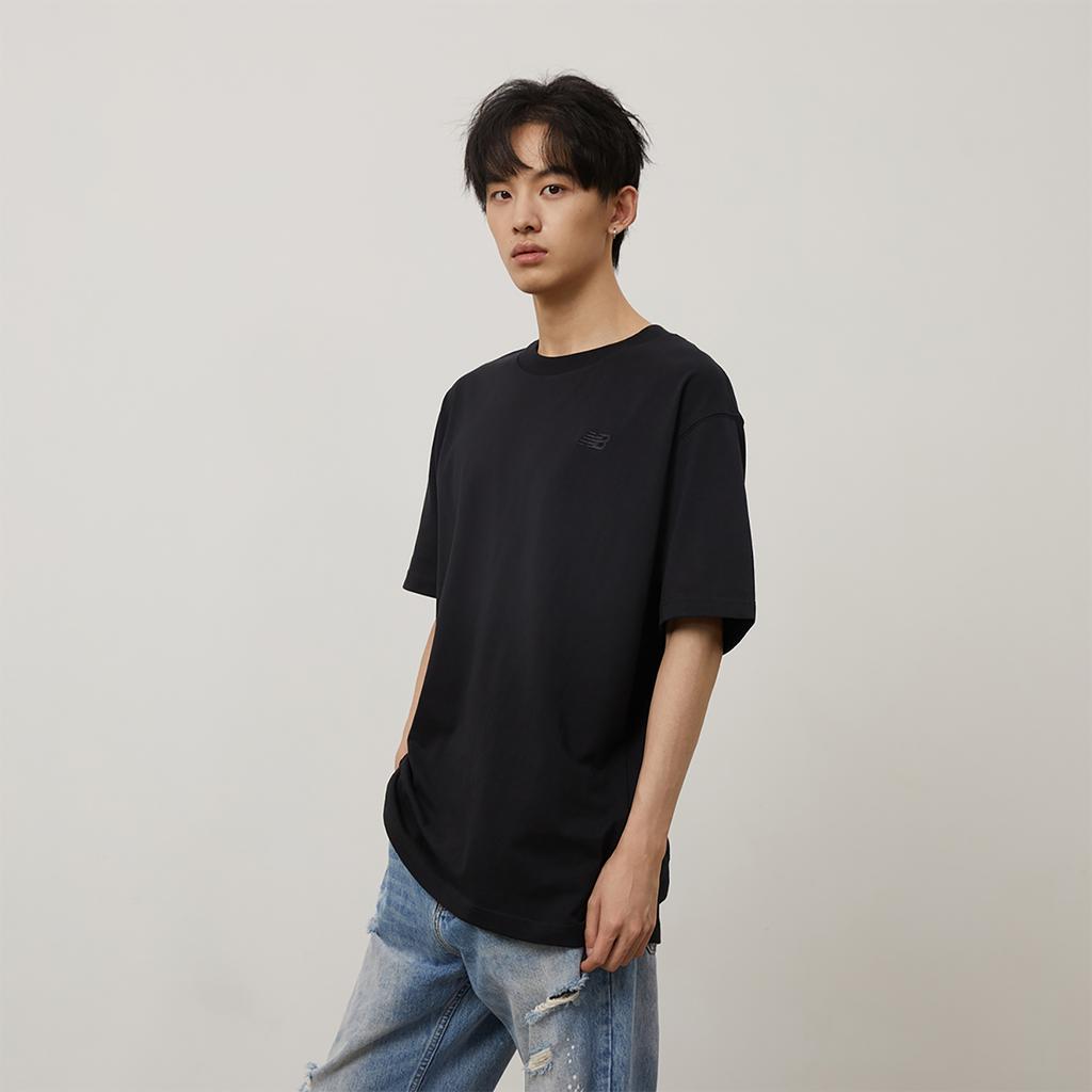 New Balance Short Sleeved T Shirt Men's Black MT41533-BK