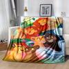 1pc. Cartoon Lion King Blanket, Soft and Cozy Home Decor for All Seasons, Perfect Gift for Animal Lovers, Vibrant Colors and Detailed Charac