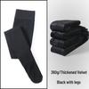 Women's Plus Velvet Thick Base Layer Pants: Leg-Slimming, Non-Slip, Warm Pantyhose for Spring & Fall, with Foot Coverage.