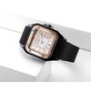 Quadratische Paar-Ausdruckspaar-Quarzuhr, neue klassische Uhr für Männer und Frauen