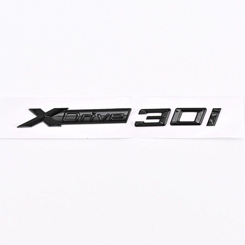 Zadní nápis kufru auta Originální náhradní štítek Pro BMW Xdrive 20i 25i 30i & GT - 18i 23i 28i 35i 40i 45i X1/X2/X3/X4/X5/X6/X7