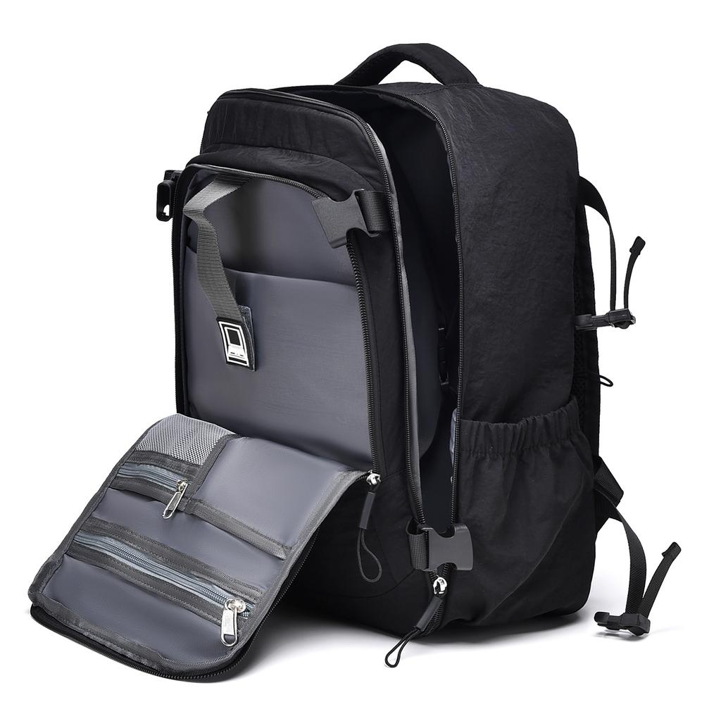 Schoolbag: New backpack, large capacity short trip, backpack, multifunctional business luggage, college student backpack