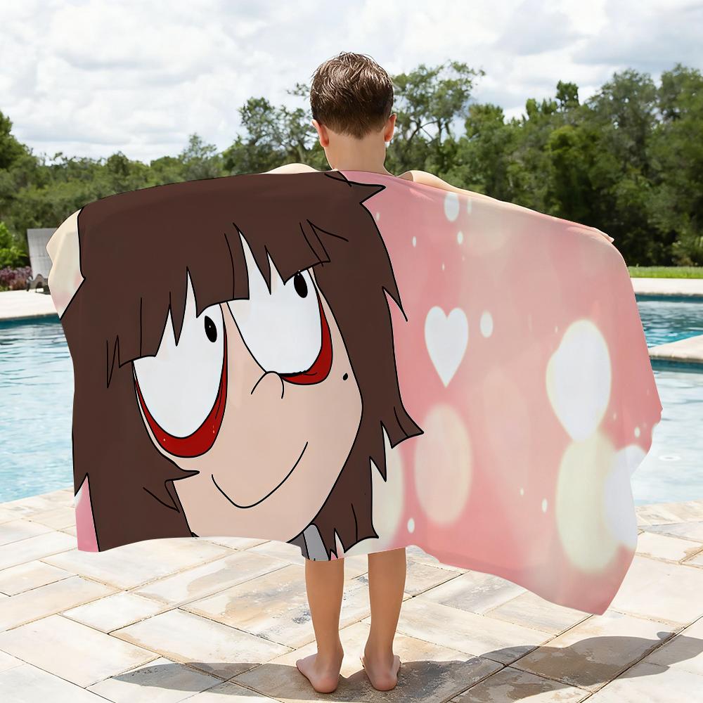 Cartoon One Wheat Mark Will Mike Towel Quick Drying Beach Towels Are Suitable For Swimming Pools Camping Yoga And The Gym