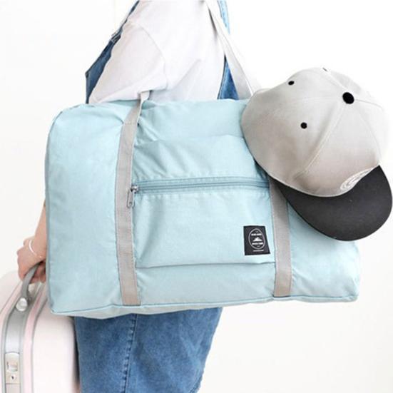 Skládací cestovní taška duffel tote příruční zavazadlo velká kapacita voděodolná přenosná úložná taška se zipem AVE