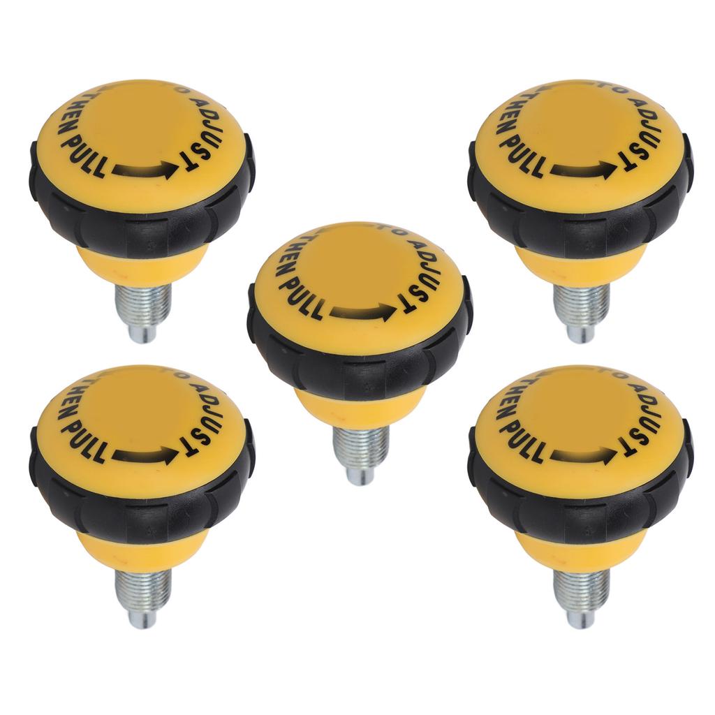 5Pcs Fitness Adjustment Knob Quick Release Spring Pull Pin Knob Replacement Part for Fitness Equipment Exercise Bike