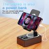 3 In 1 Bluetooth Desktop Mobile Phone Holder Mount Multi-Function Folding Rotatable Bracket Call Speaker Audio Power Bank