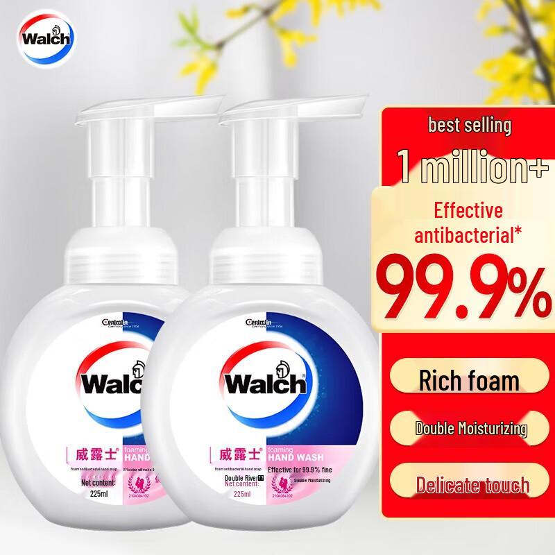 

Walch Foaming Antibacterial Hand Wash Twin Pack