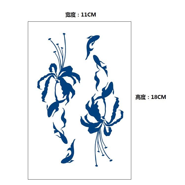 No Reflection, No Gradual Change, Xinyao Herbal Waterproof Tattoo Sticker, Male And Female Simulation Fixed Paper Sticker