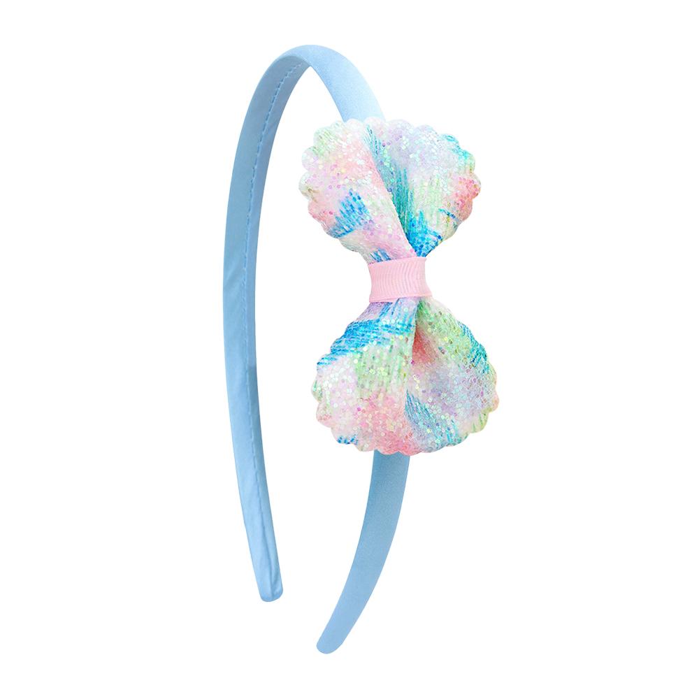 Schleifen Stirnbänder für Babymädchen Glitzernde glänzende Schleifen Stirnbänder für Kinder Funkelnde Accessoires für Kleinkinder