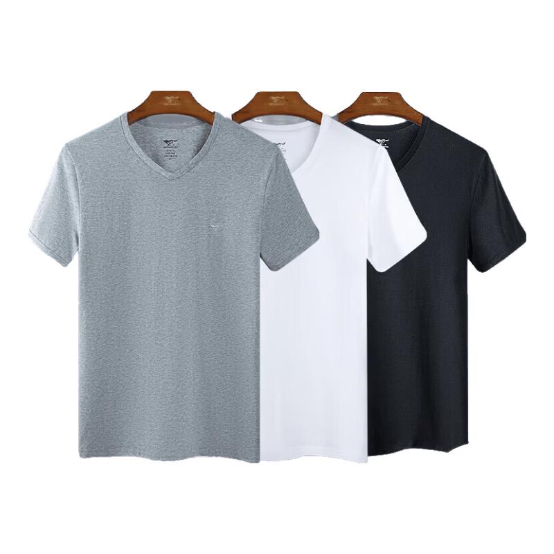 T-shirt da uomo a maniche corte 100% cotone