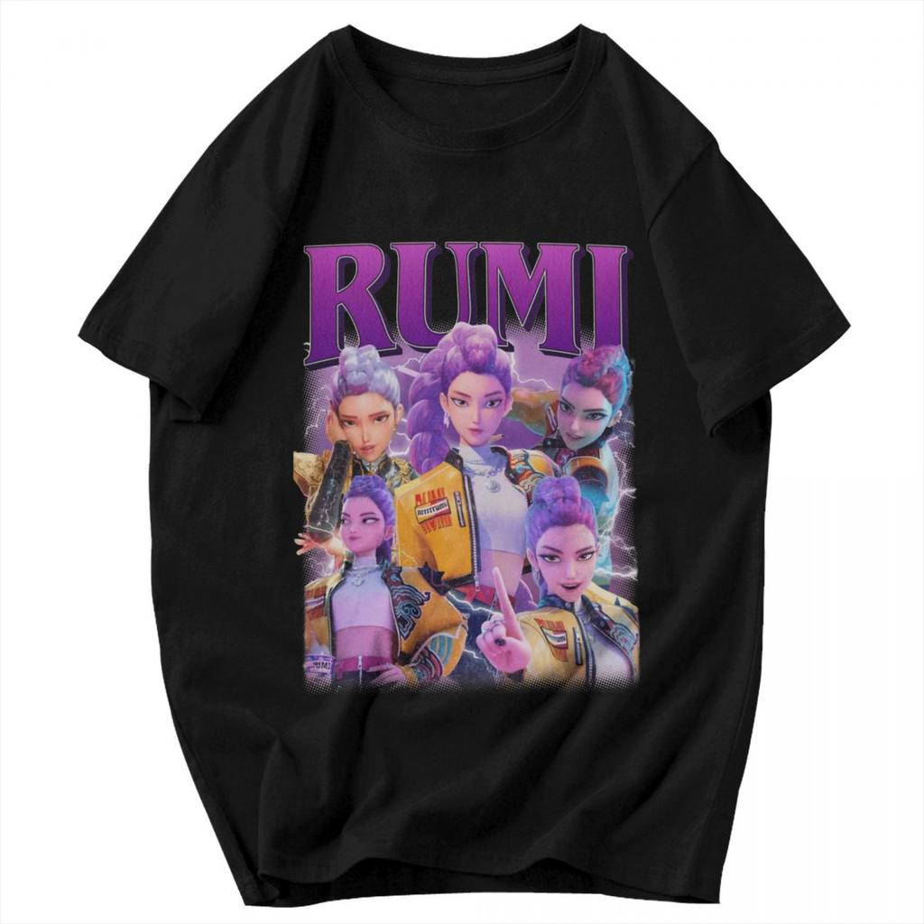 Men T Shirt KPop Demon Hunters Derpy Tiger 2025 Trending Idea Y2K Graphic Tees Unisex Tops T Shirts