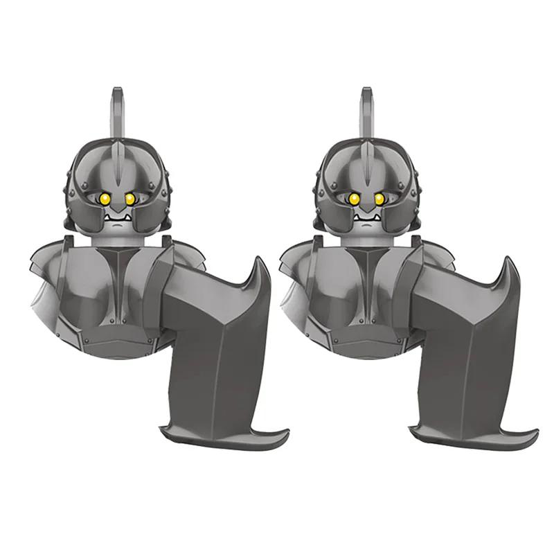 

Средневековье Властелин Колец Фигурки Орк-Командир Полурослик-Солдат Мини-Оружие Конструкторы Наборы Игрушки для Мальчиков