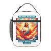Jesus Biblische isolierte Lunchtasche für Damen Kinder Tragbare Lebensmittelboxen Thermische Lunchbox Tragetasche