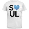 Blue Glitter Heart SUL T-shirt