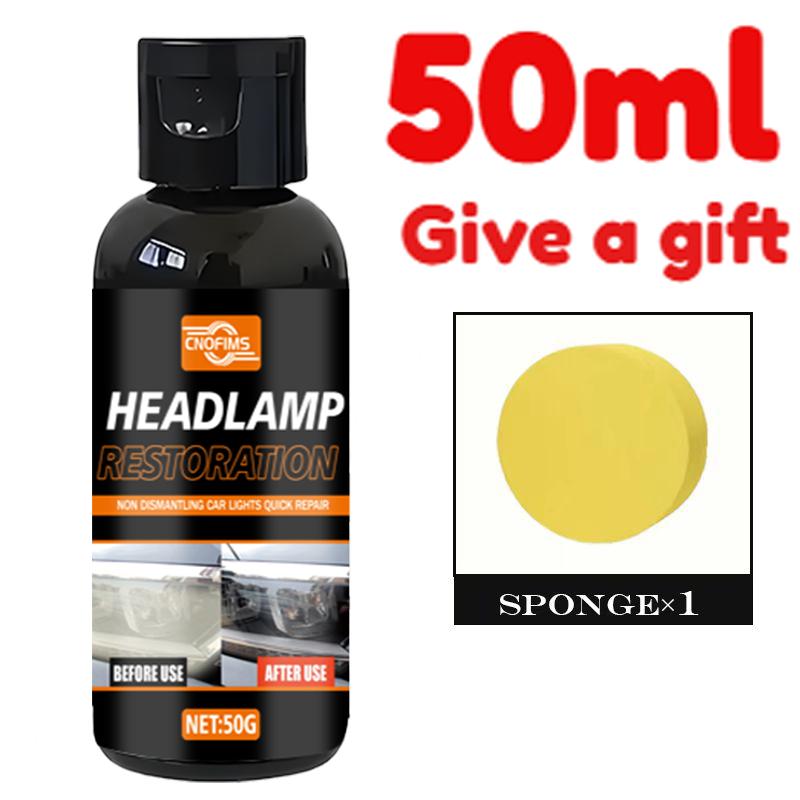 

Premium Car Headlight Restoration Cream - Quickly repairs yellowing, oxidation, blurring, and scratches, restoring crystal clari