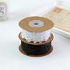 30mm Width Music Note Ribbon Black Polyester Craft Ribbon New Clothing Trim Accessories  Birthday