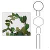 3PC Wrought Iron Climbing Frame for Outdoor Vertical Garden Support with Adjustable Brackets for Climbing Plants