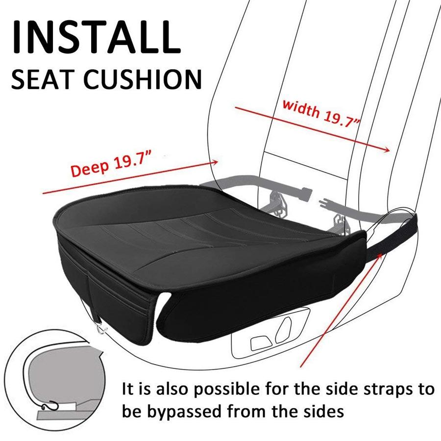 Edge Wrapping Design For Car Seat – Both Sides Of Car Seat Cushion With Wrapping Design Shows Rich In Stereoscopic Vision. It Conduces To Be A Compreh
