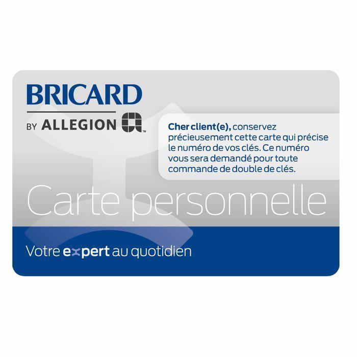 Cylindre - Bricard - A6 - 30+40 mm - 5 clés réversibles - Résistance élevée