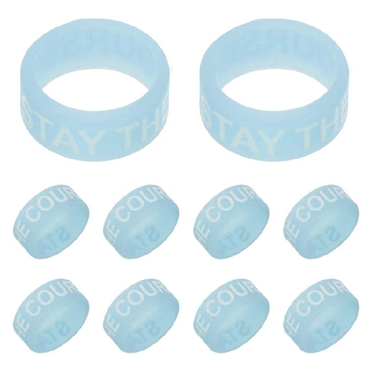 

Drumstick Control Clip Drumsticks Sleeve Silicone Drumstick Clip for Beginners синій