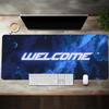1pc Welcome Space Neon Computer Pad  Mouse Pads for Desk,Gamers and Office Use 020263