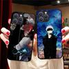 BW-28 Jujutsu Kaisen Soft Black Case for iPhone XR 14 15 11 12 13 6 7 8 X XS Pro Max Samsung S22 S23 S21 S24 FE Ultra S8 Plus