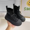 Kinderschuhe, Kinderstiefel, Herbst 2024 neue gestrickte Socken im Western-Stil, Sportschuhe für Jungen, bequem und rutschfest