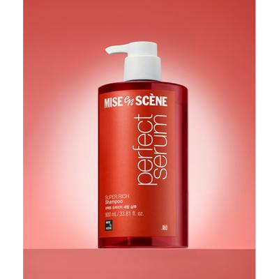 Miseenscene [Volume Grande] Cabelos Extremamente Danificados Altamente Nutritivo Cuidado Intensivo Perfeito Super Rico Sérum Shampoo 900ml