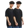 Urban Classics Mens Shaped Turn Up Long T-Shirt (Pack of 2)