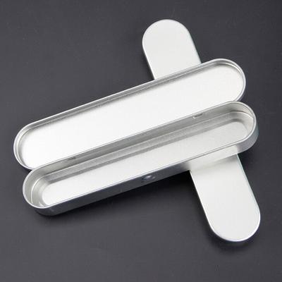 1Pc Metal Gift Rectangle Horses Mouth Tin Box Fountain Pen Box Case