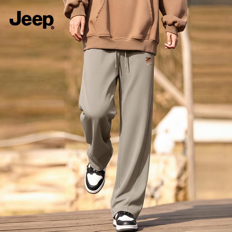 Jeep Men's Knitted Curved Sports & Casual Pants