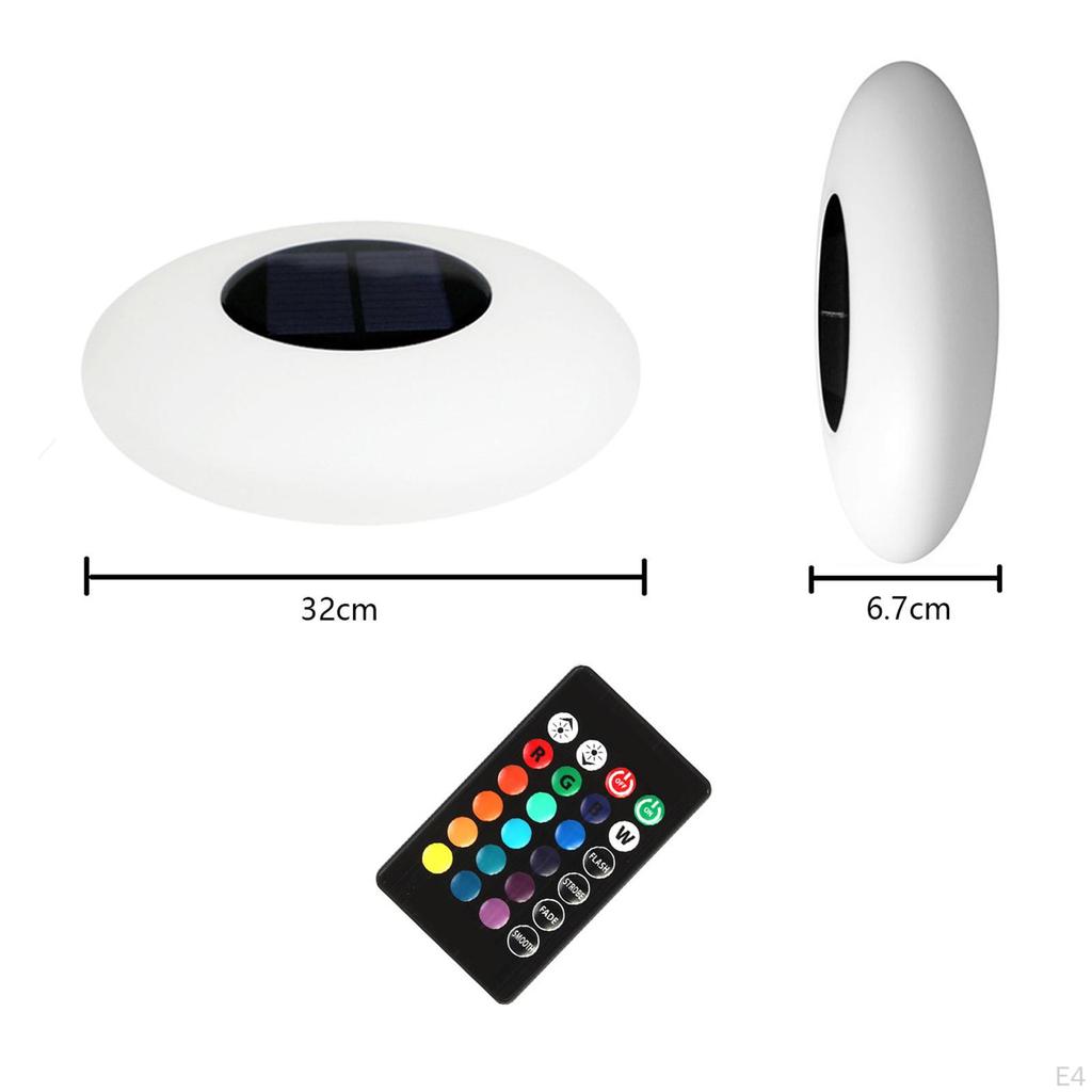 Floating Changing Waterproof Lamp for Outdoor Pathway Beach Lawn