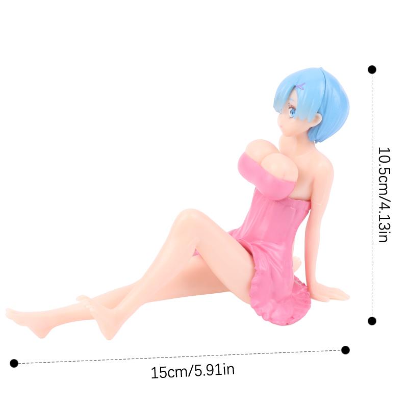 Bonito Sexy Peito Tremendo Ornamentos Interior Ou Motocicleta E Carro Painel Decorações Coleção Modelo Kawaii Anime Ornamento