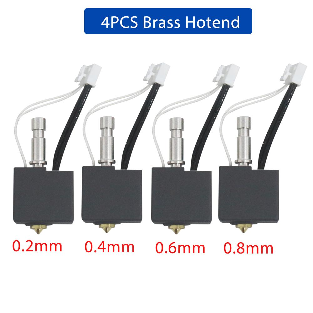 For Anycubic Kobra S1 Nozzle 0.2 0.4 0.6 0.8 Hotend Thermistor Kobra S1 Hot End Kit Voor Printkop S1c 3d Printer Accessories