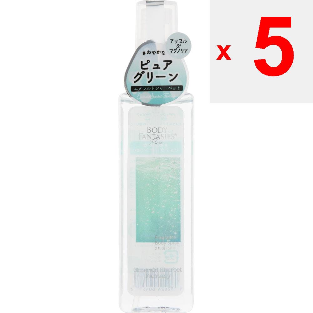 Body Fantasy Pure Body Spray Emerald Sorbet 59ml Inne (sprawdź zamki, przyrządy do czyszczenia języka itp.) Pielęgnacja ciała Body Fantasy Body Spray można stosować na wiele sposobów