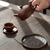 Retro Legierung Untersetzer Teetasse Tablett Rund Japanischer Stil Teewaren Zubehör Untersetzer Tassenhalter Matte Pad Kung Fu Teezeremonie