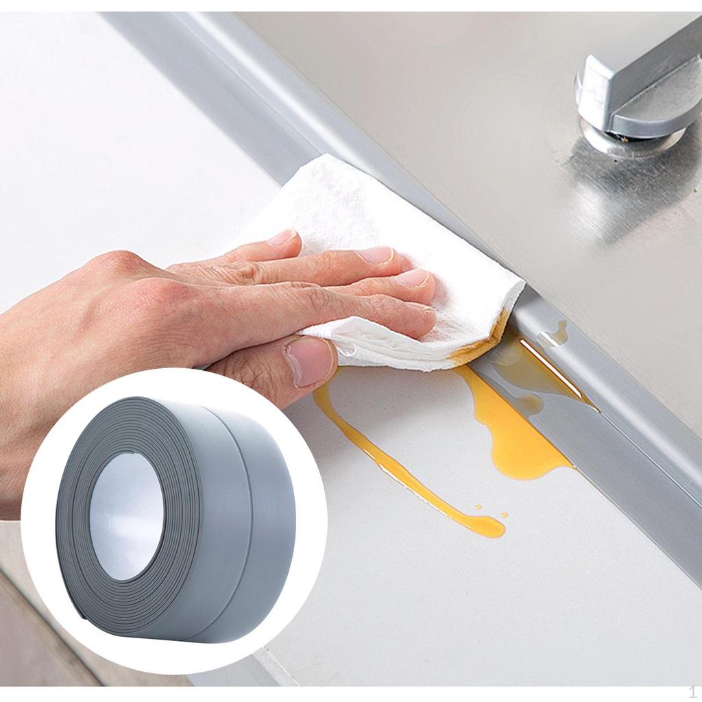 PVC Sealing Strip Tape Wall Sticker Bath Sealant for Corner Floor Toilet