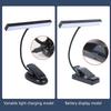 LED Eye Protection Desk Lamp Touch Dimming Reading Night Light Clip-on Flexible Bedside Lamp